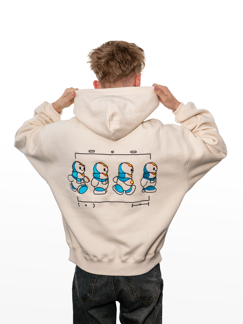 ein Holzkopf Hoodie - "Sketch"