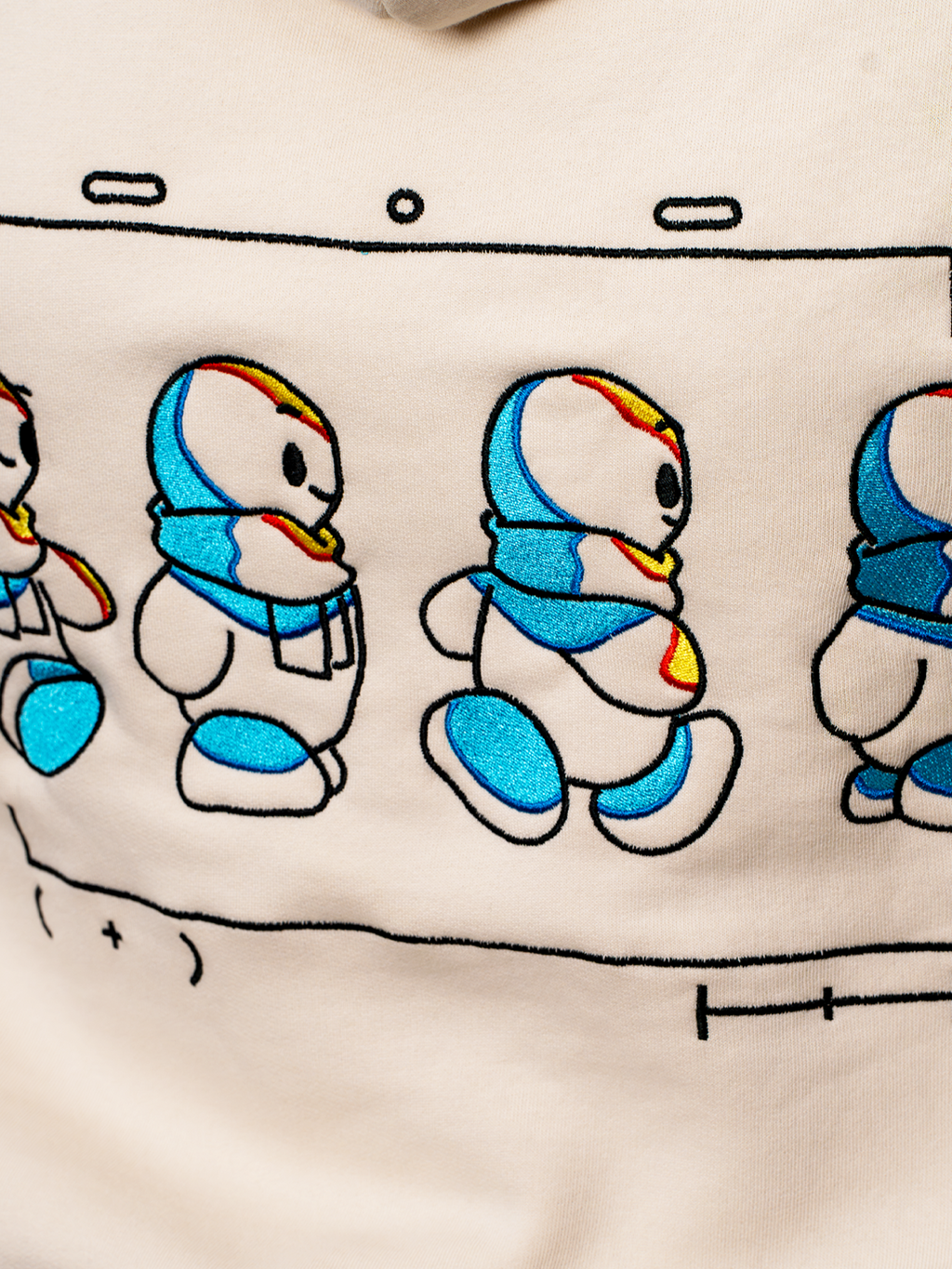 ein Holzkopf Hoodie - "Sketch"